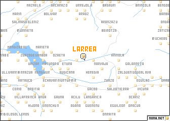 map of Larrea