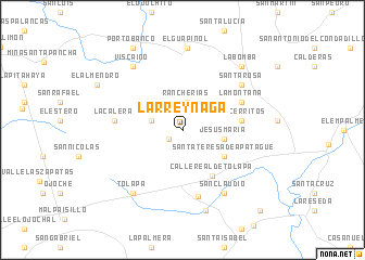 map of Larreynaga