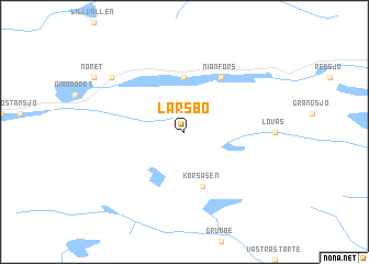 map of Larsbo