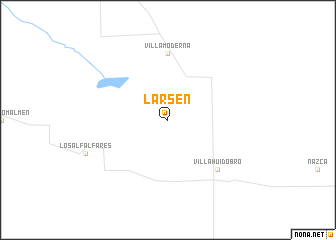 map of Larsen