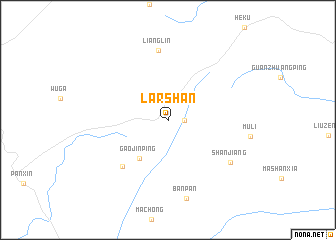 map of Larshan