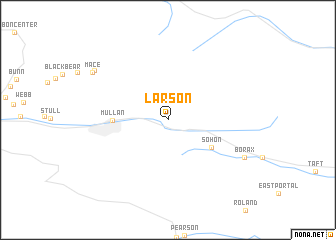 map of Larson