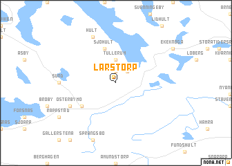 map of Larstorp