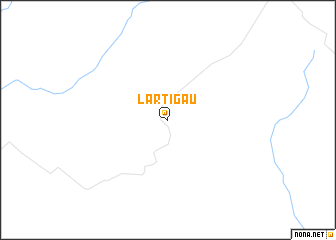 map of Lartigau