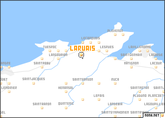 map of La Ruais