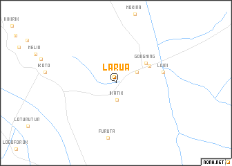 map of Larua