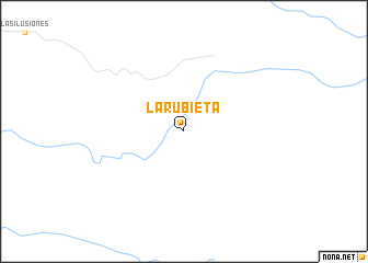 map of La Rubieta
