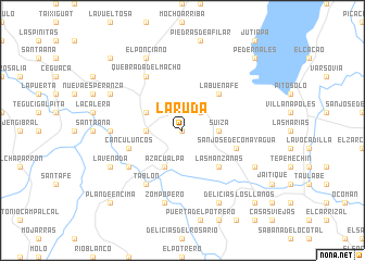 map of La Ruda