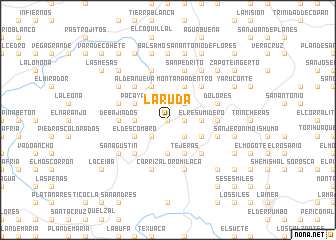 map of La Ruda