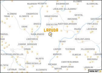 map of La Ruda