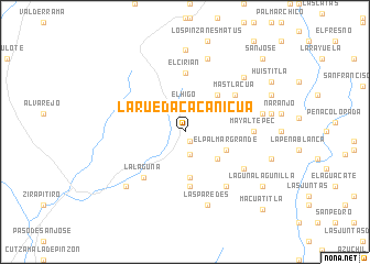 map of La Rueda Cacanicua