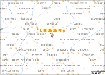 map of La Rue de Pré