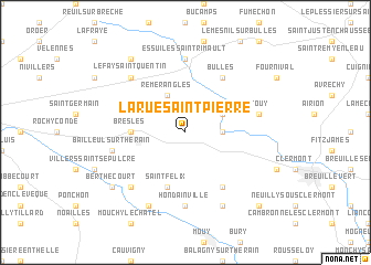 map of La Rue-Saint-Pierre