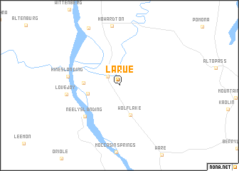 map of La Rue