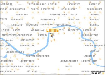 map of La Rue