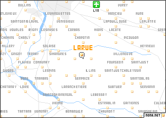 map of La Rue