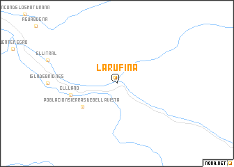 map of La Rufina