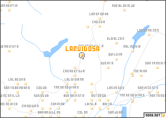 map of La Ruidosa