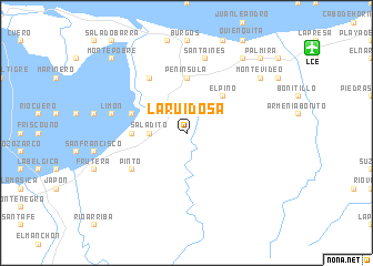 map of La Ruidosa