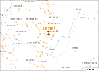 map of La Ruíz