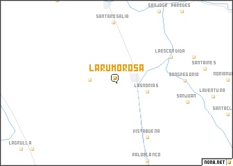 map of La Rumorosa