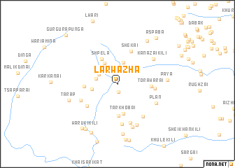 map of Lar Wazha