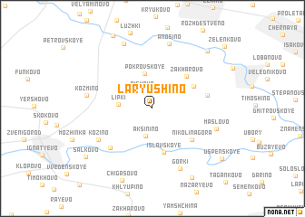 map of Laryushino