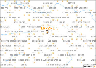 map of Larzac