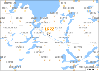 map of Lärz