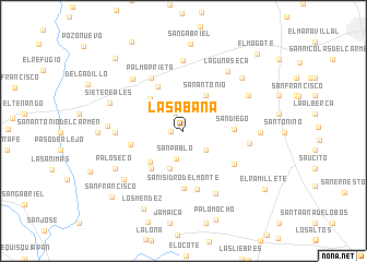 map of La Sabana