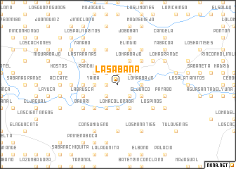 map of La Sabana