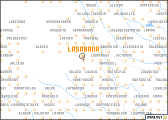 map of La Sabana