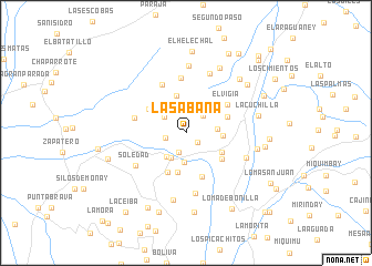 map of La Sabana