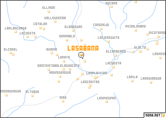 map of La Sabana