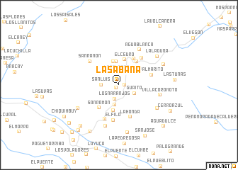 map of La Sabana