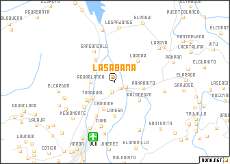 map of La Sabana