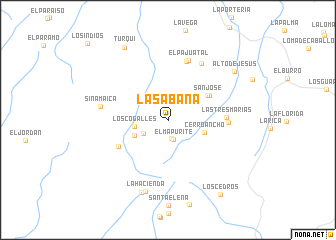 map of La Sabana