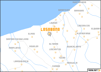 map of La Sabana