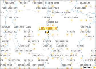 map of La Sabana