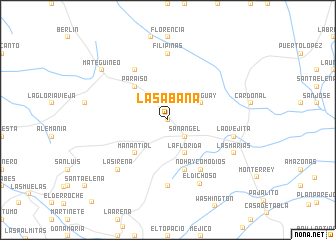 map of La Sabana