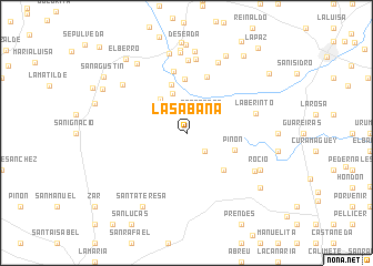 map of La Sabana