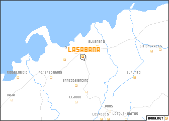 map of La Sabana