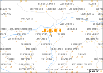 map of La Sabana