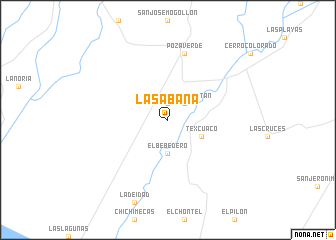 map of La Sabana