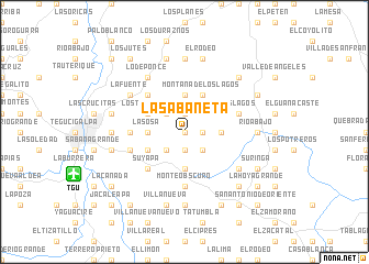 map of La Sabaneta