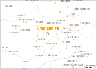 map of La Sabanita