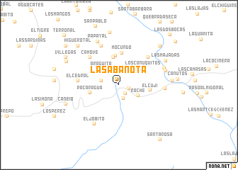 map of La Sabanota