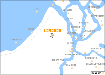 map of La Saban