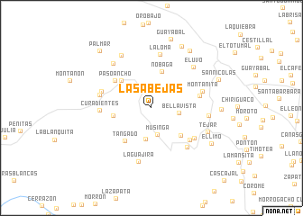 map of Las Abejas