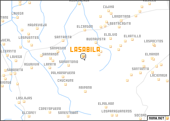 map of La Sábila